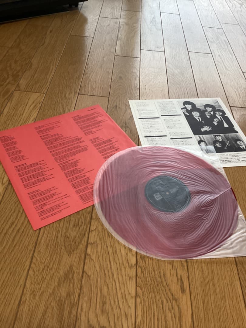 The Beatles 1962-1966 2LP Red Color Vinyl Japan Pressing EAS-50021-22 w/ Obi