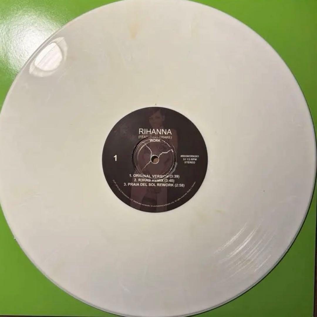 Rihanna feat. Drake - Work - Limited White Vinyl 12" Remixes Record
