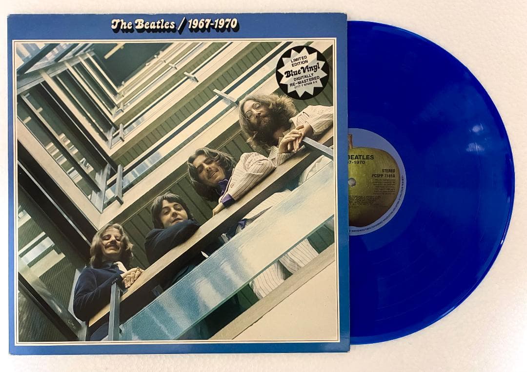 The Beatles 1967-1970 Blue Vinyl 2LP UK Original 1993 Limited Edition Rare