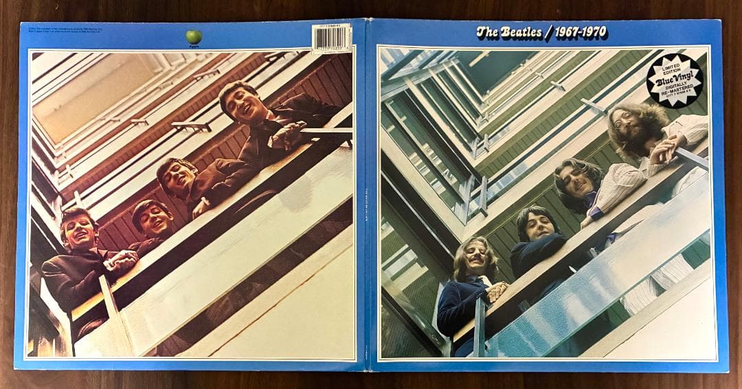 The Beatles 1967-1970 Blue Vinyl 2LP UK Original 1993 Limited Edition Rare