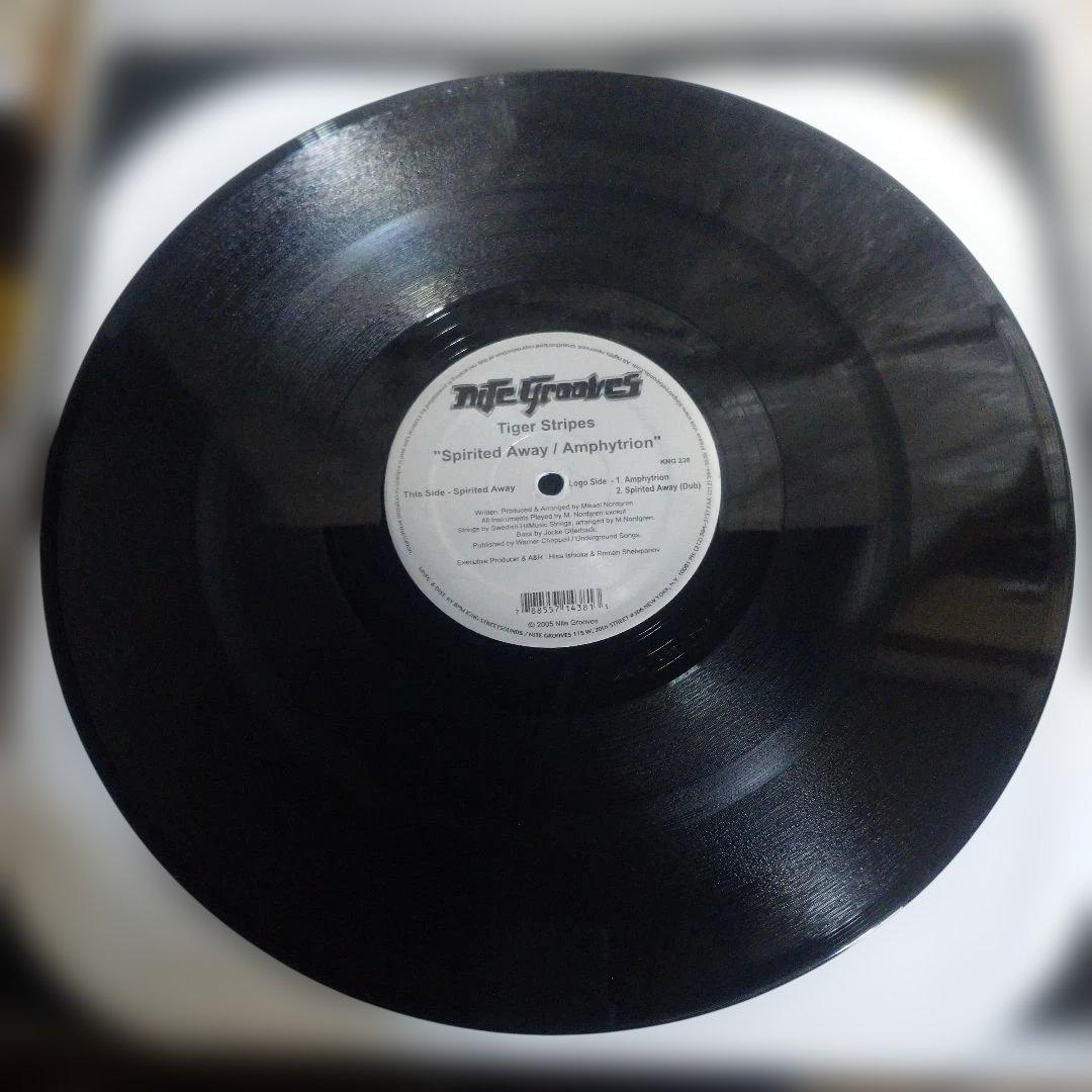 Tiger Stripes 12" Vinyl Record Spirited Away / Amphytrion Black Used | Japansoundstore
