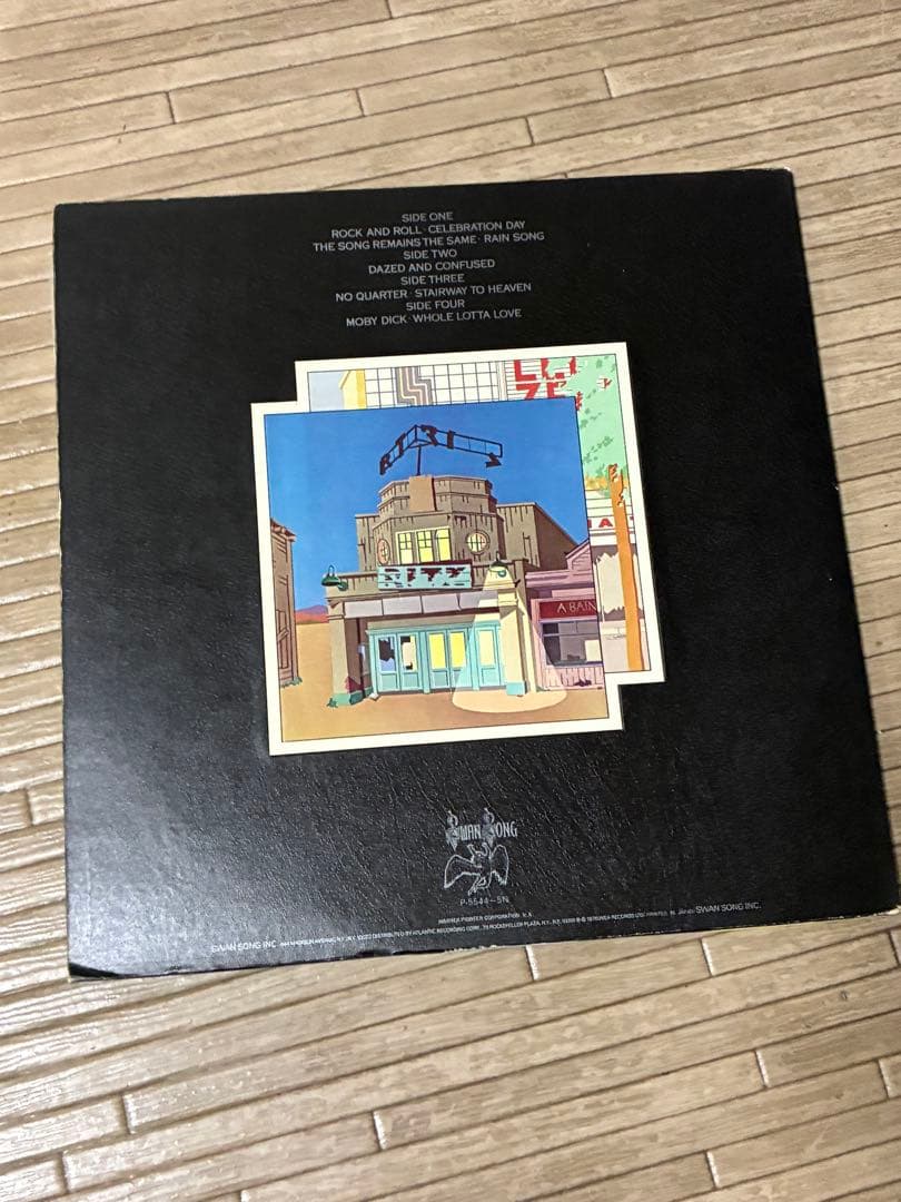 Led Zeppelin - The Song Remains The Same 2LP Japan Vinyl W/ Obi Soundtrack
