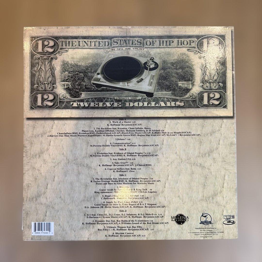D.J. Revolution - In 12's We Trust - 2LP Vinyl Record 2000 Hip Hop