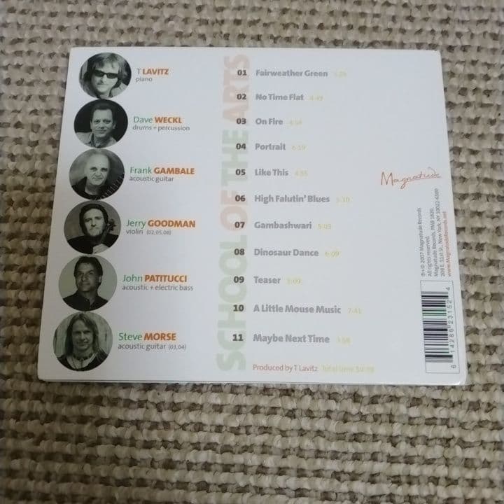 T Lavitz - School of the Arts CD 2007 Fusion Jazz Dave Weckl Frank Gambale