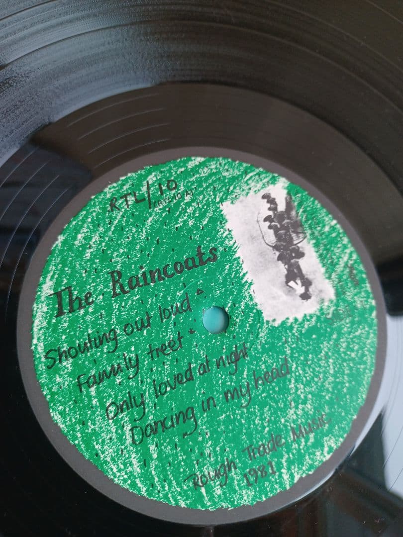 The Raincoats Ody Shape LP with Obi, Lyrics Card, Postcard, Japan Orig, Near Min | Japansoundstore