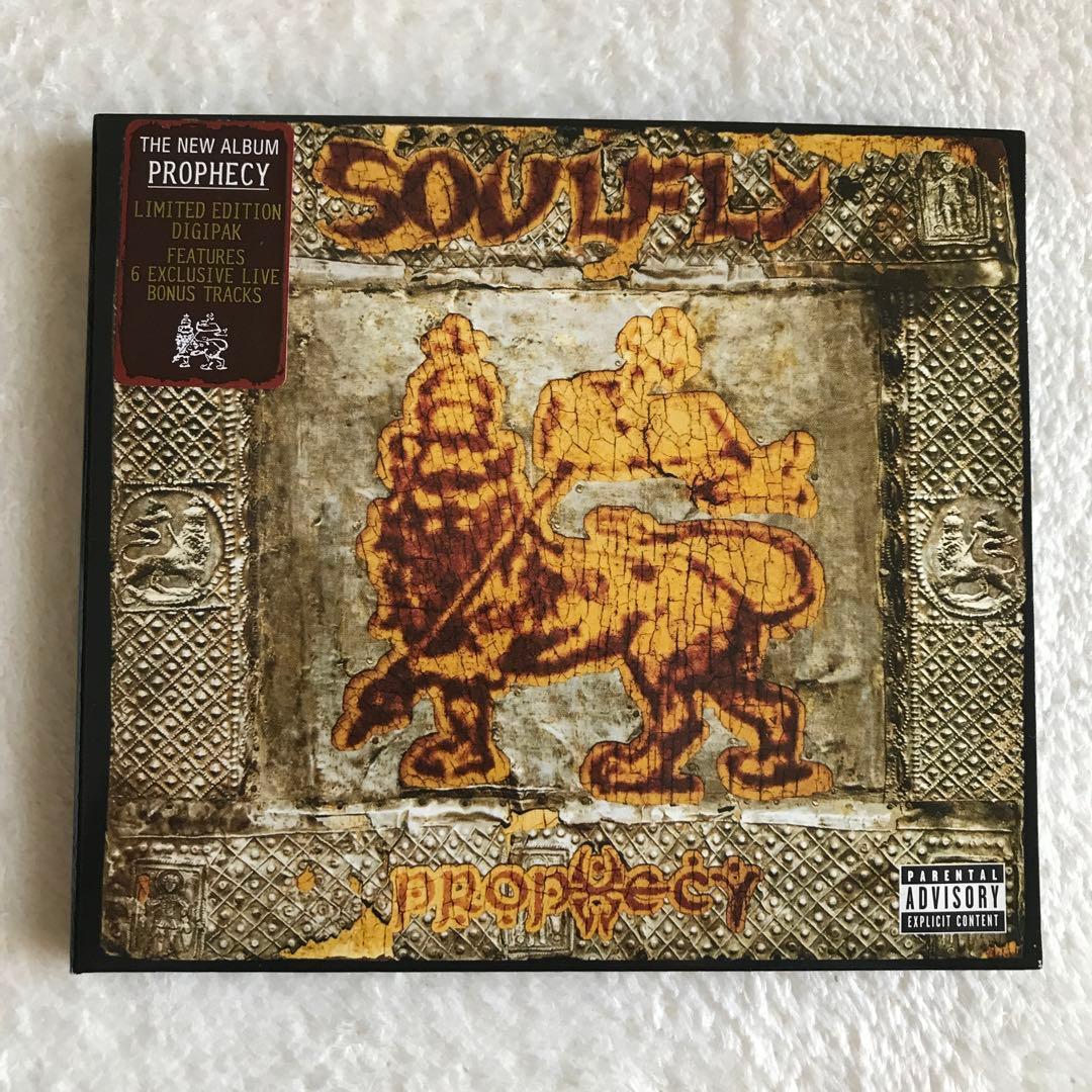 Soulfly Prophecy Limited Edition Digipak CD with 6 Bonus Live Tracks 2004