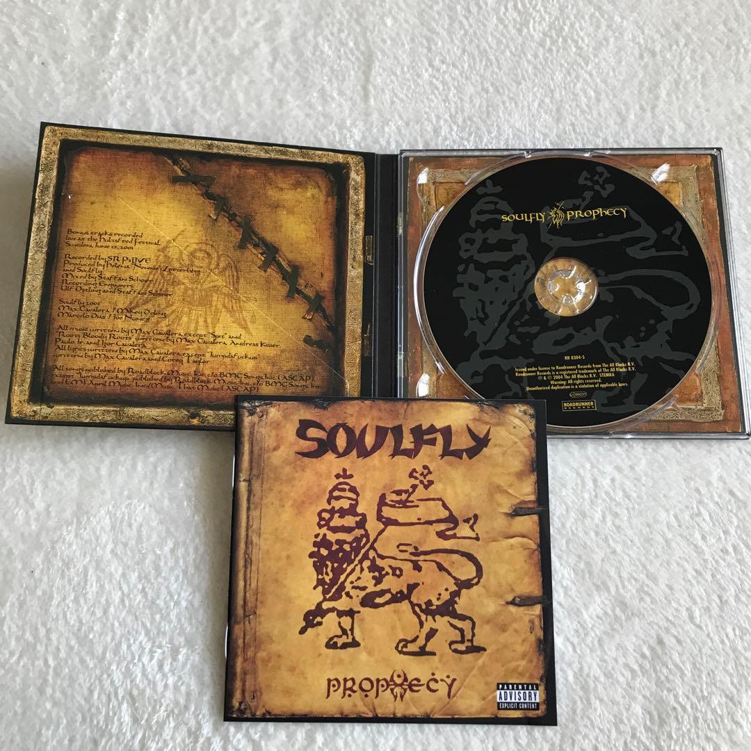 Soulfly Prophecy Limited Edition Digipak CD with 6 Bonus Live Tracks 2004