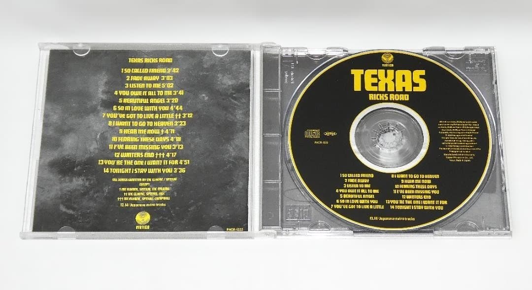 Texas Ricks Road CD Japan Press with OBI 14 Tracks Limited Bonus Tracks PHCR-122
