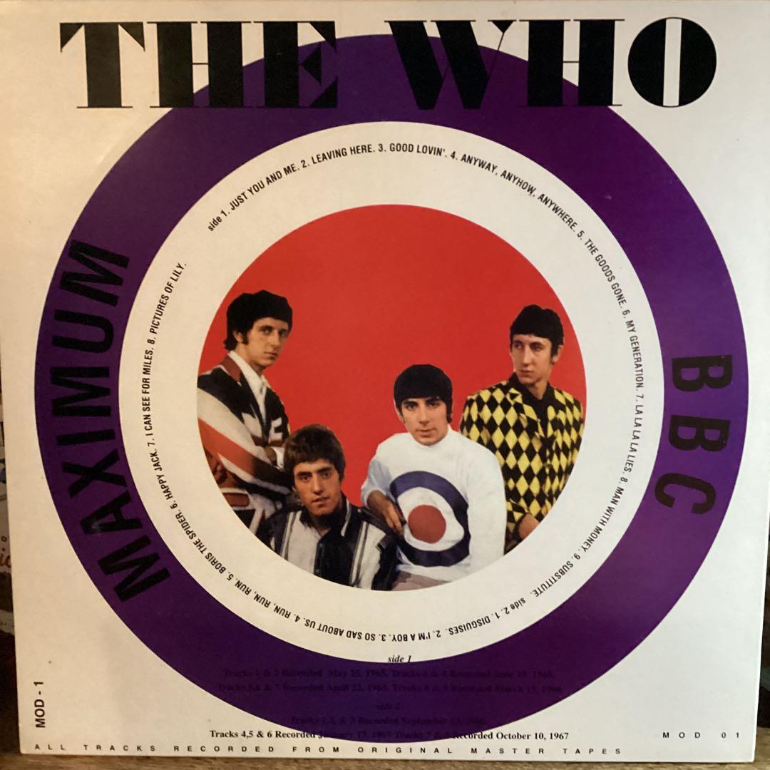 The Who Maximum BBC Record 1967 Vinyl Near Mint Black Chip Off | Japansoundstore