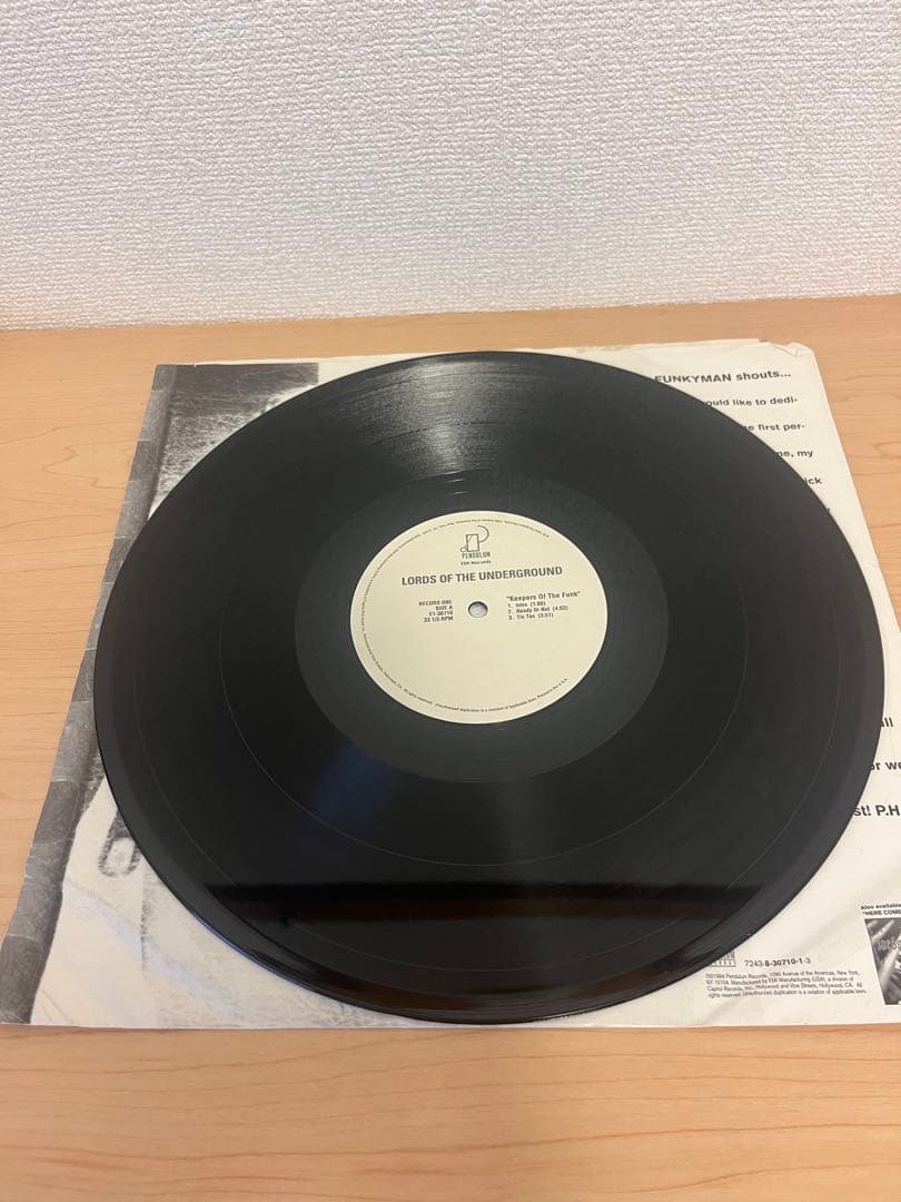 Lords of the Underground - Keepers of the Funk 2LP Vinyl 1994 Hip Hop Classic