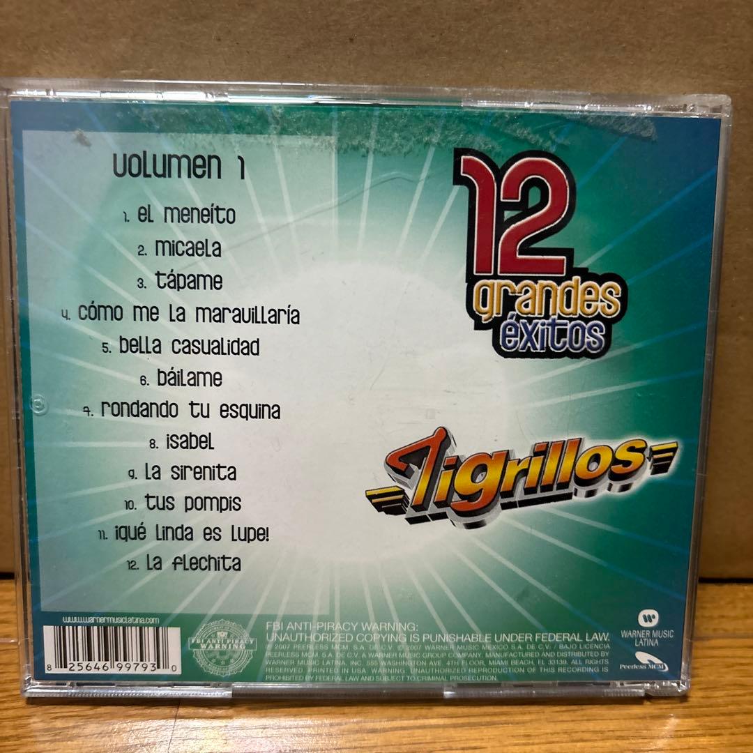 Los Tigrillos 12 Grandes Exitos Vol. 1 CD Edition Limitada Latin Music