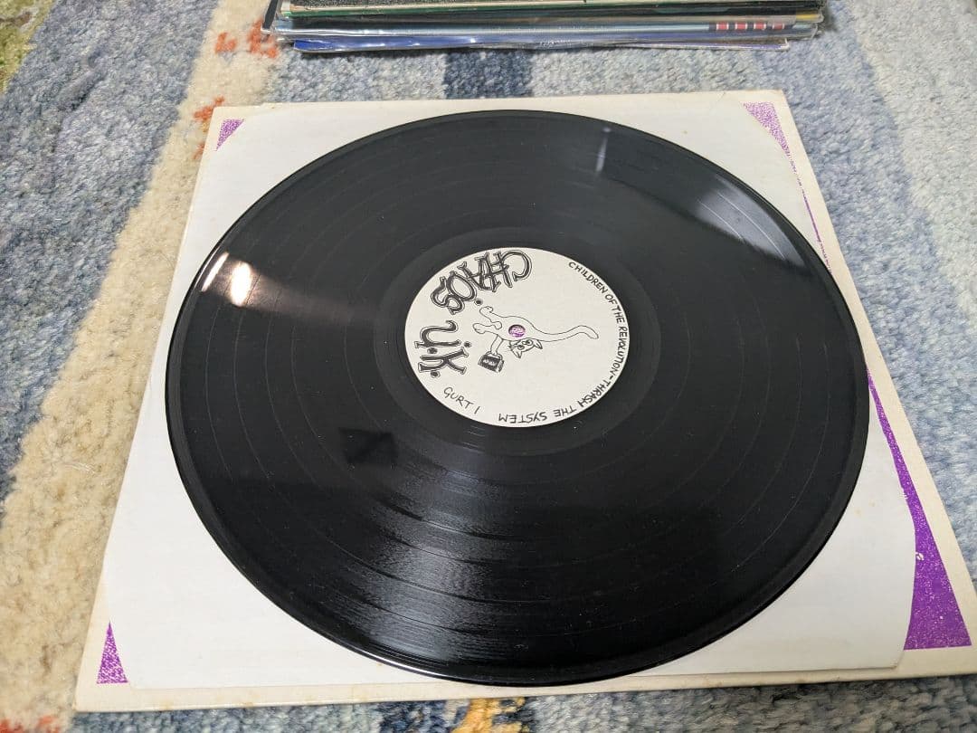 Chaos U.K. Short Sharp Shock LP Black Vinyl Record Used 80s Punk | Japansoundstore