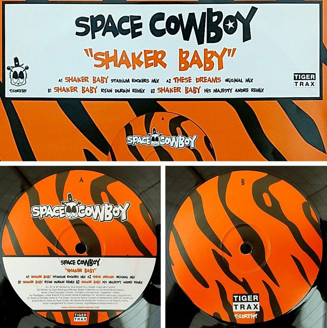 Space Cowboy - Shaker Baby 12" Vinyl Electronic Club House Remix 2005