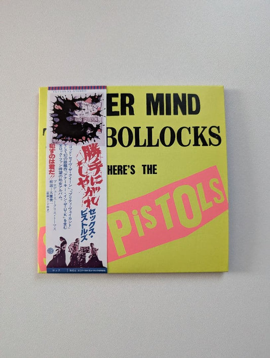 Sex Pistols Never Mind the Bollocks CD Japan Limited Paper Jacket Obi new | Japansoundstore