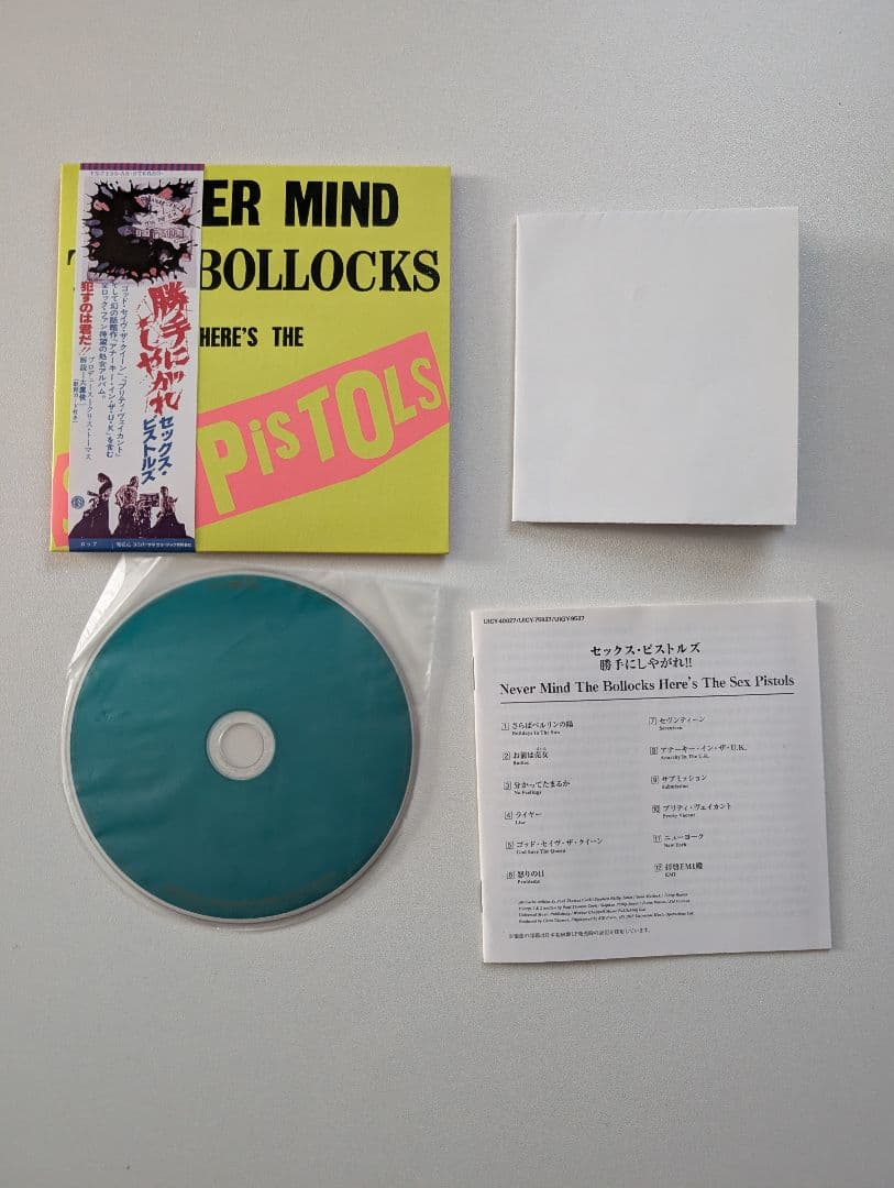 Sex Pistols Never Mind the Bollocks CD Japan Limited Paper Jacket Obi new | Japansoundstore
