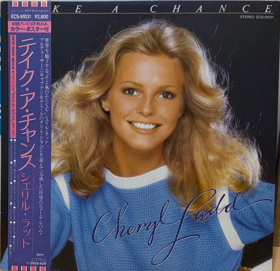 Cheryl Ladd - Take A Chance Vinyl LP 1981 Japan Pressing w/ Obi & Insert