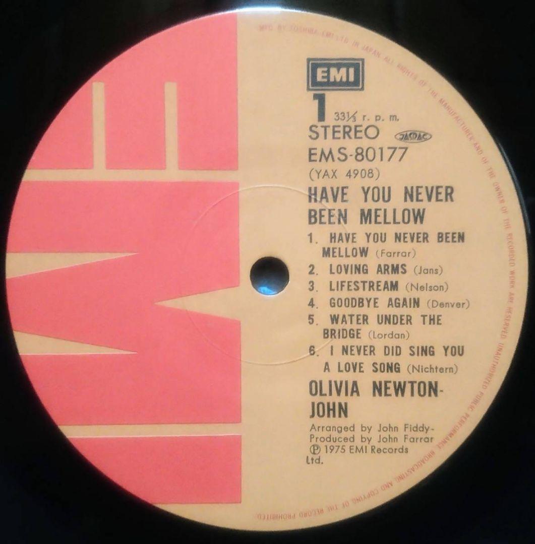 Olivia ton-John Mellow Vinyl LP 1975 Japan Press Used Excellent Condition | Japansoundstore