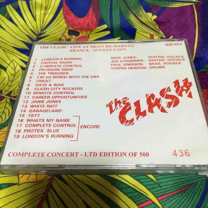 The Clash Live CD Rare Promotional 1977 Limited Edition Used | Japansoundstore