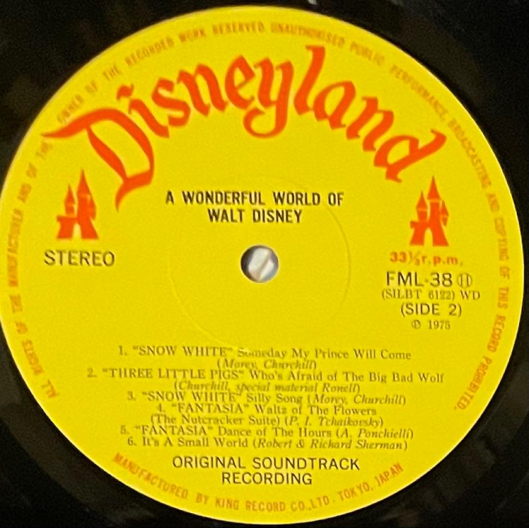 Walt Disney - A Wonderful World Of Disney On Parade Vinyl LP Japan Obi FML 38