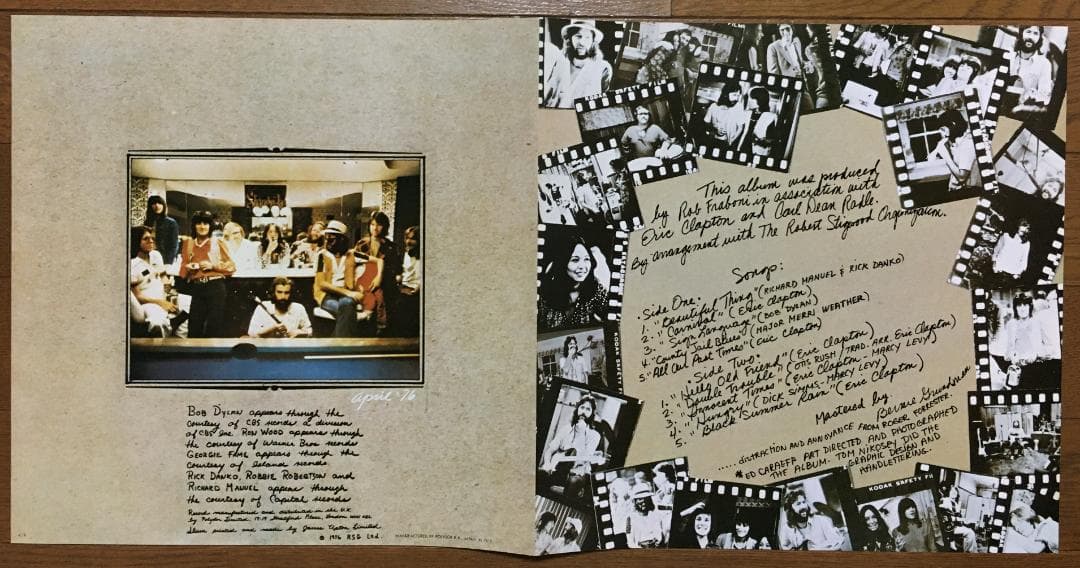 Eric Clapton - No Reason To Cry LP 1976 Japan Pressing RSO MWF 1013