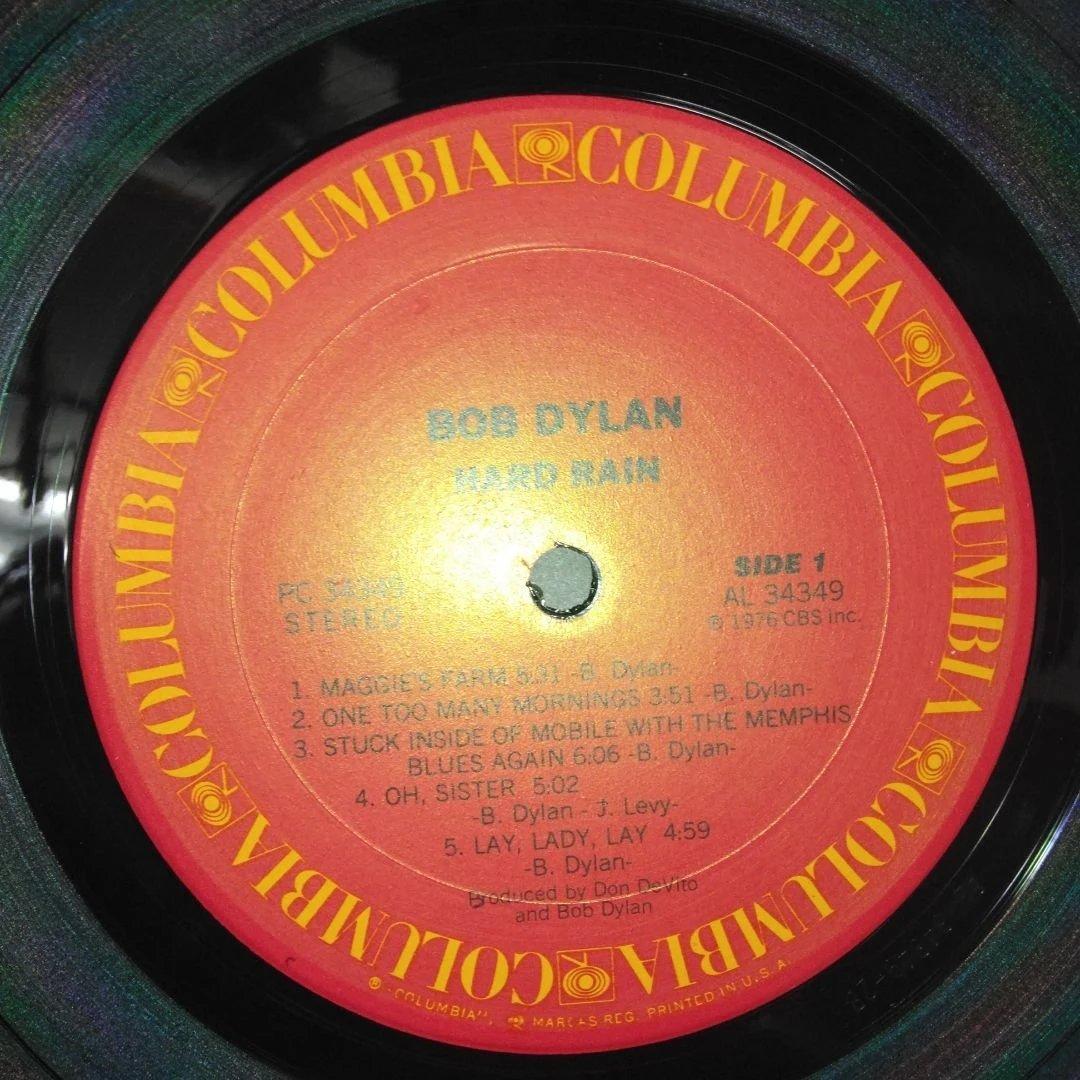 Bob Dylan Hard Rain LP 1976 US Import Vinyl, Near Mint, Purple Sleeve | Japansoundstore