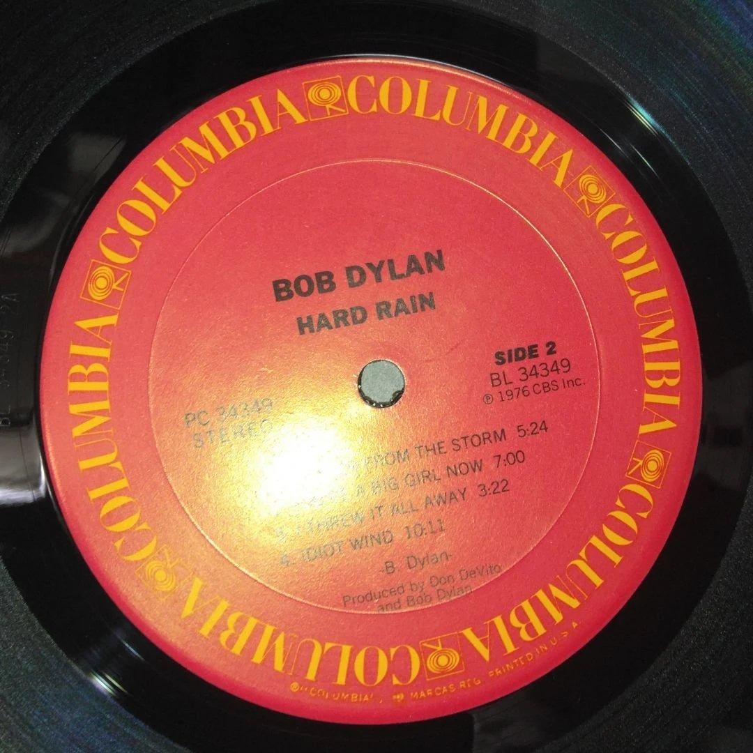 Bob Dylan Hard Rain LP 1976 US Import Vinyl, Near Mint, Purple Sleeve | Japansoundstore