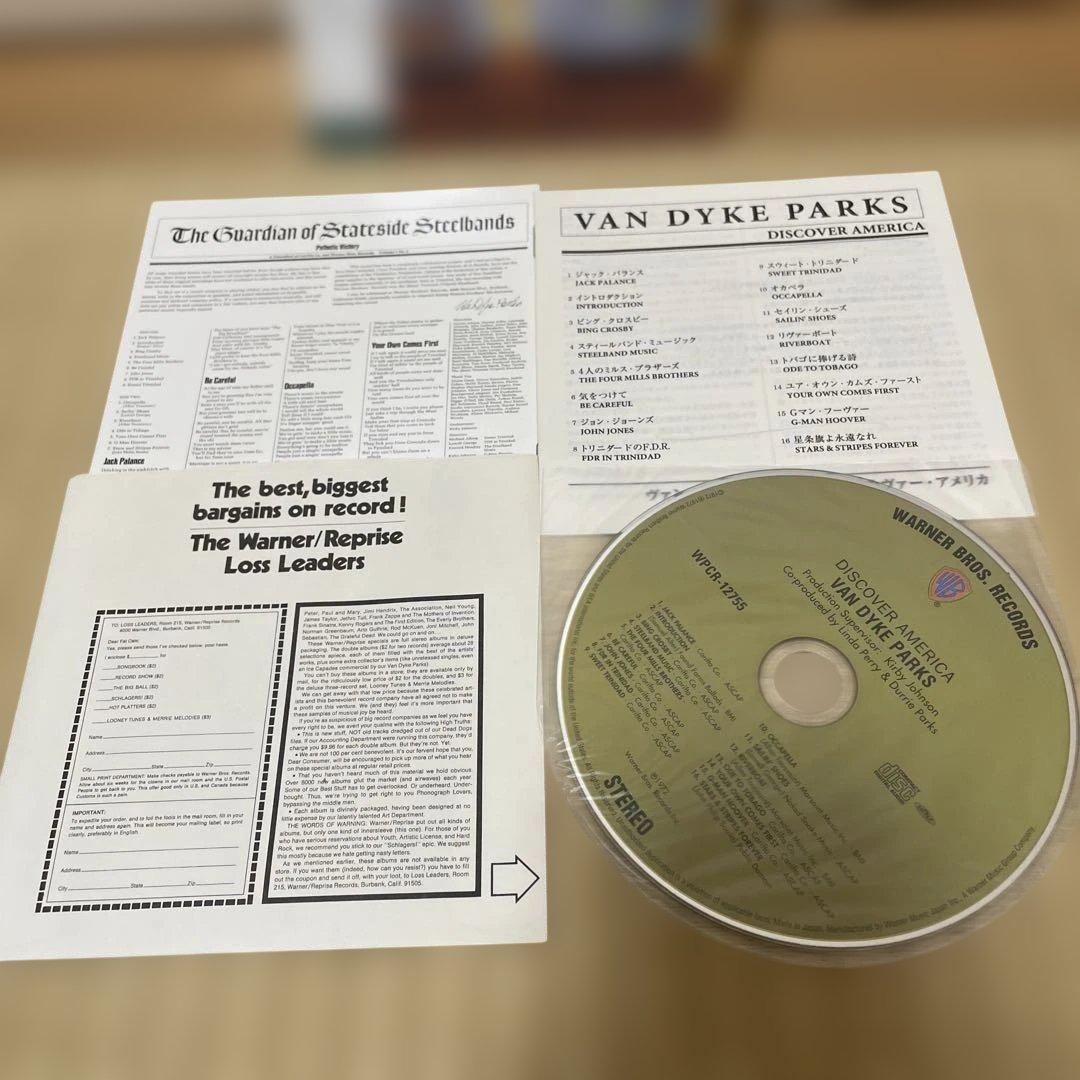 Van Dyke Parks Discover America CD Paper Sleeve Near Mint Music Album | Japansoundstore