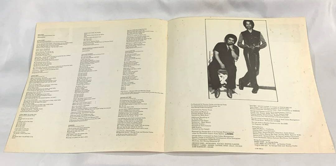 Stanley Clarke / George Duke - The Clarke/Duke Project LP Vinyl Japan 1981 Obi