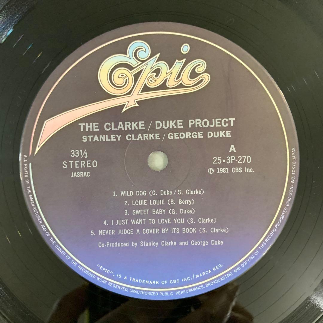 Stanley Clarke / George Duke - The Clarke/Duke Project LP Vinyl Japan 1981 Obi