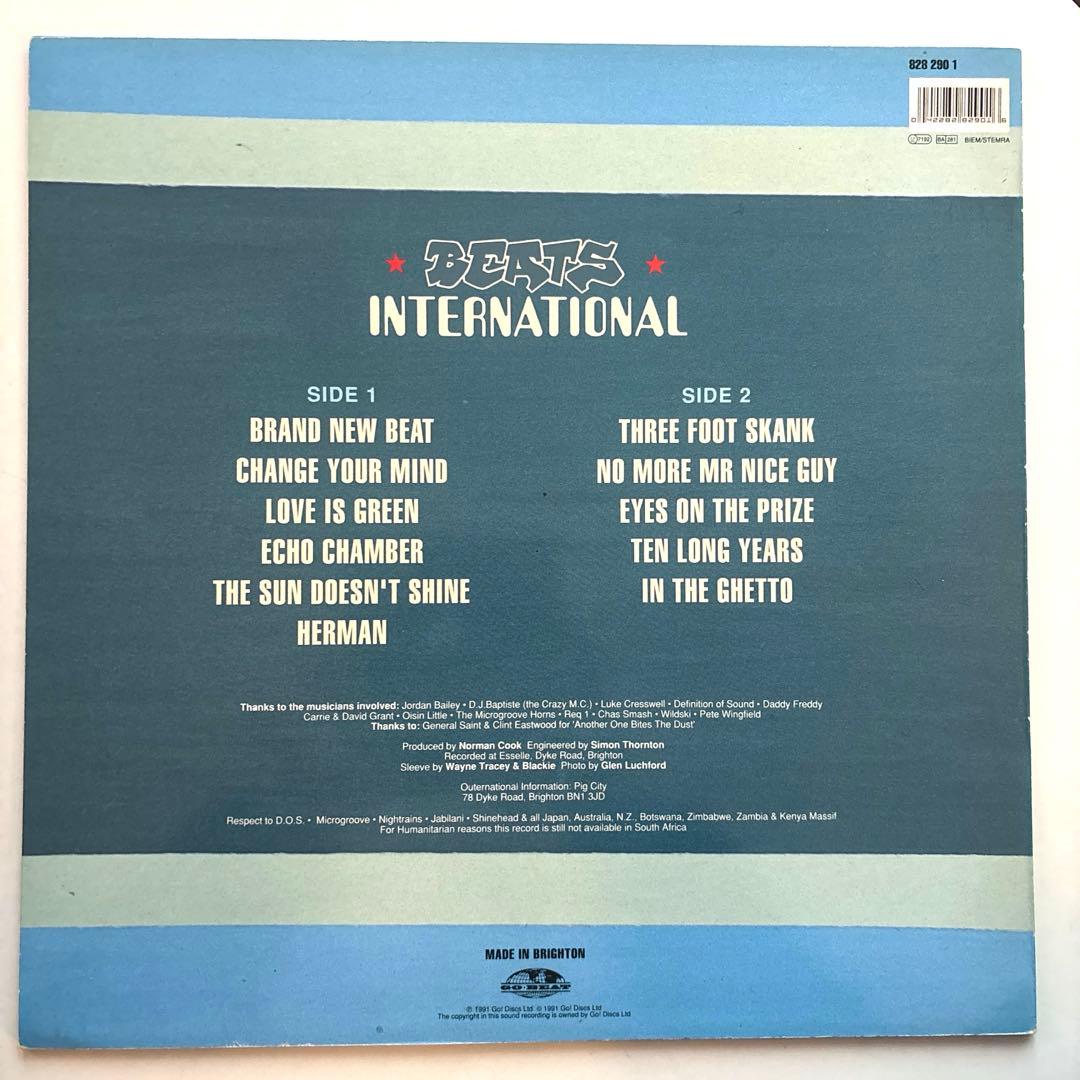 Beats International - Excursion On The Version Vinyl LP 1991 Norman Cook Go! Dis