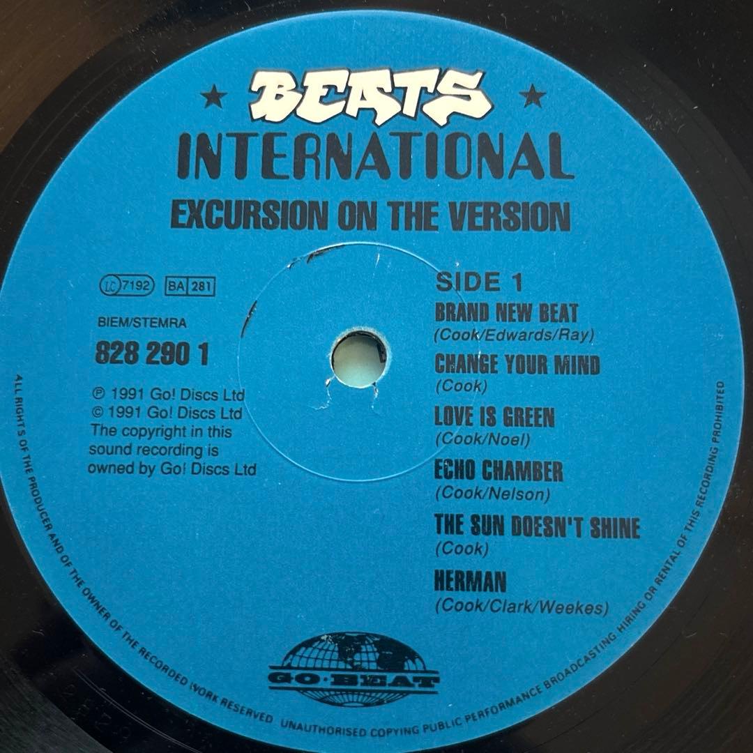 Beats International - Excursion On The Version Vinyl LP 1991 Norman Cook Go! Dis