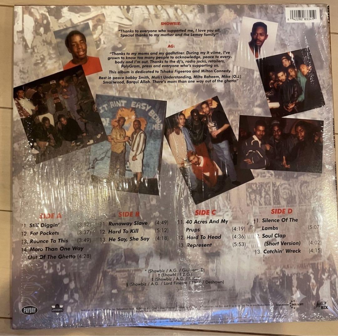 Showbiz & A.G. Runaway Slave 2LP Vinyl 90s NY Hip Hop Classic Payday Records