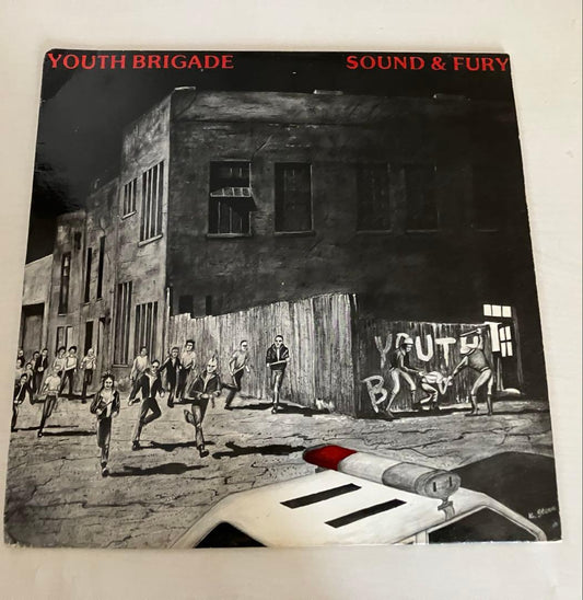 Youth Brigade - Sound & Fury LP Vinyl Record, Better Youth Records, 1983 Hardcor
