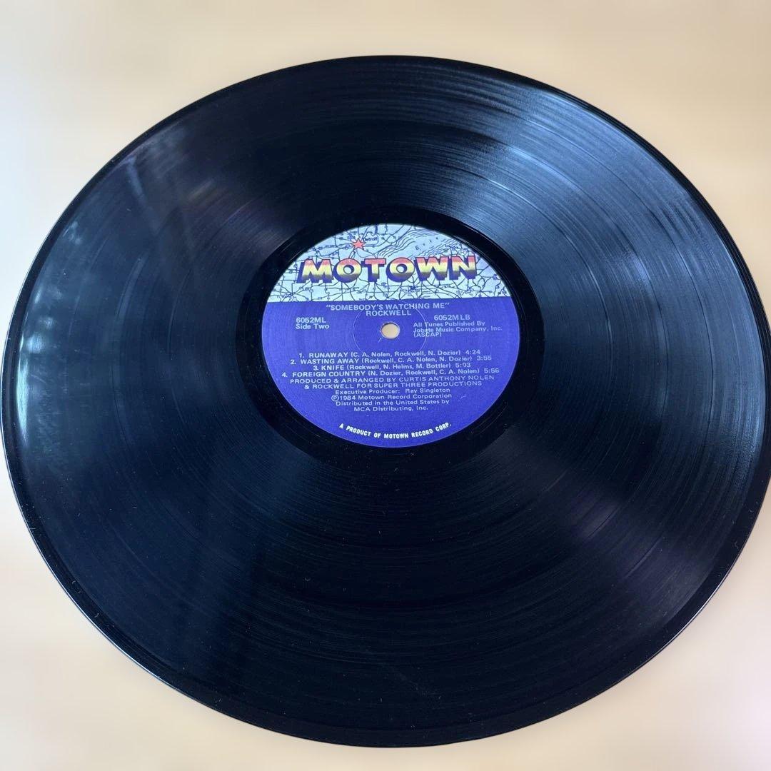 Rockwell - Somebody's Watching Me LP 1984 Motown Synth-Pop Funk Michael Jackson