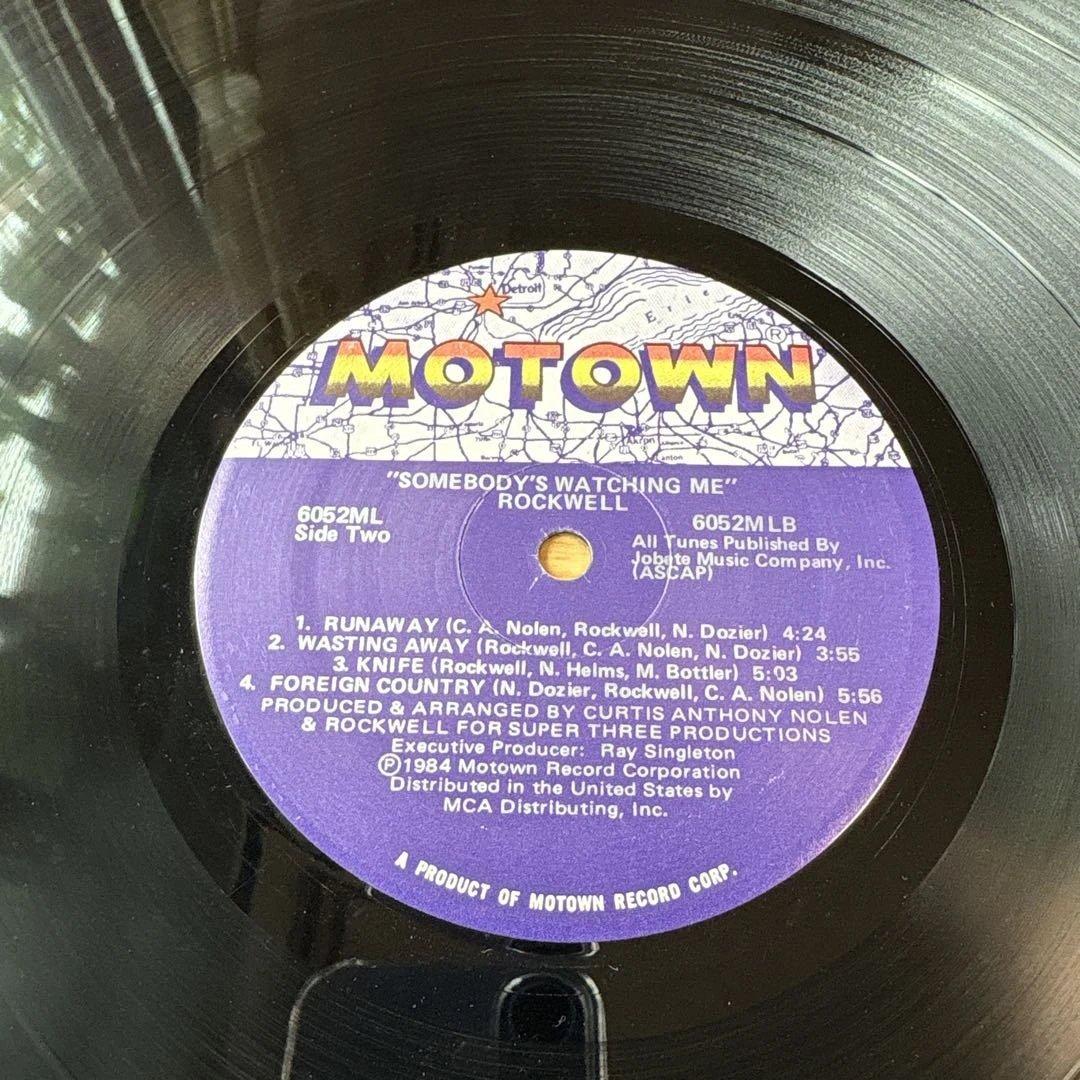 Rockwell - Somebody's Watching Me LP 1984 Motown Synth-Pop Funk Michael Jackson