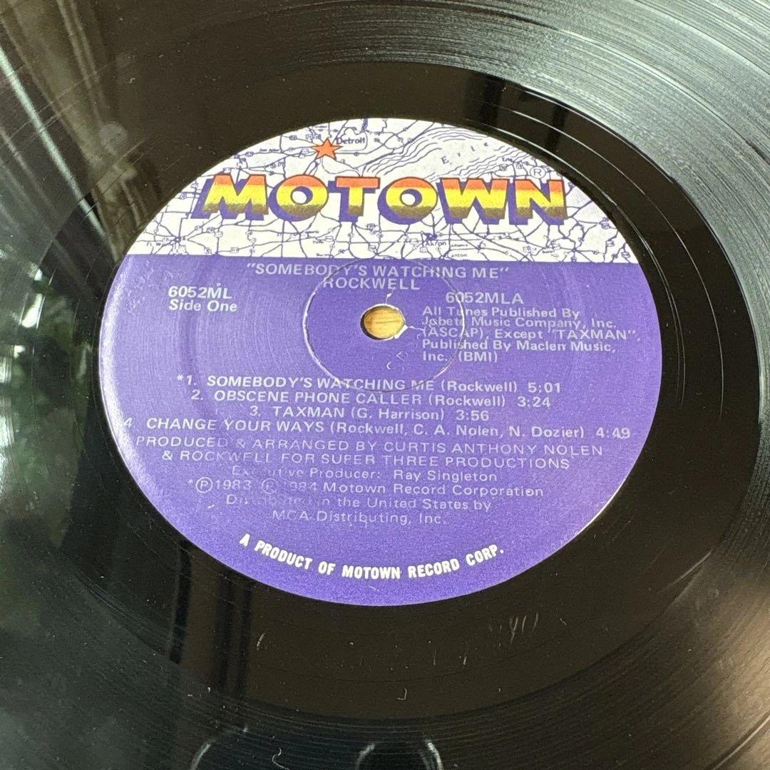 Rockwell - Somebody's Watching Me LP 1984 Motown Synth-Pop Funk Michael Jackson