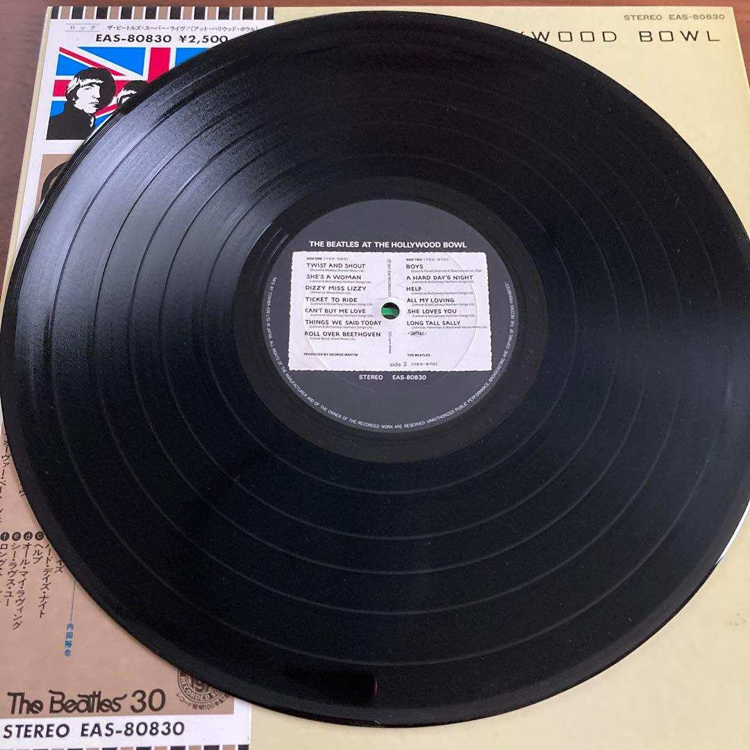 The Beatles - At The Hollywood Bowl Vinyl LP Japan 1977 EAS-80830 w/ OBI & Bookl