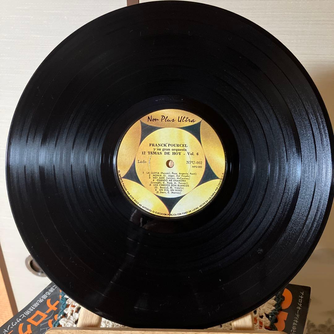 Franck Pourcel y su gran orquesta 12 Temas de hoy Vol. 6 LP Colombia Pressing