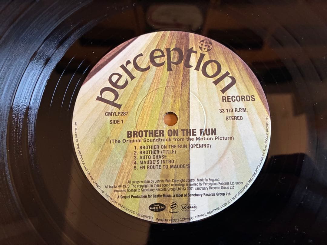 Johnny Pate - Brother On The Run O.S.T. Vinyl LP Soundtrack Soul Funk Jazz