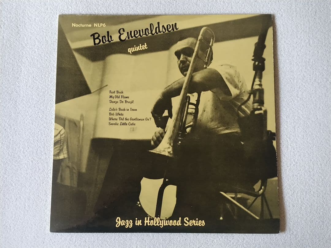 Bob Enevoldsen Quintet Nocturne Jazz in Hollywood Japan LP Vinyl Record TOJJ-604