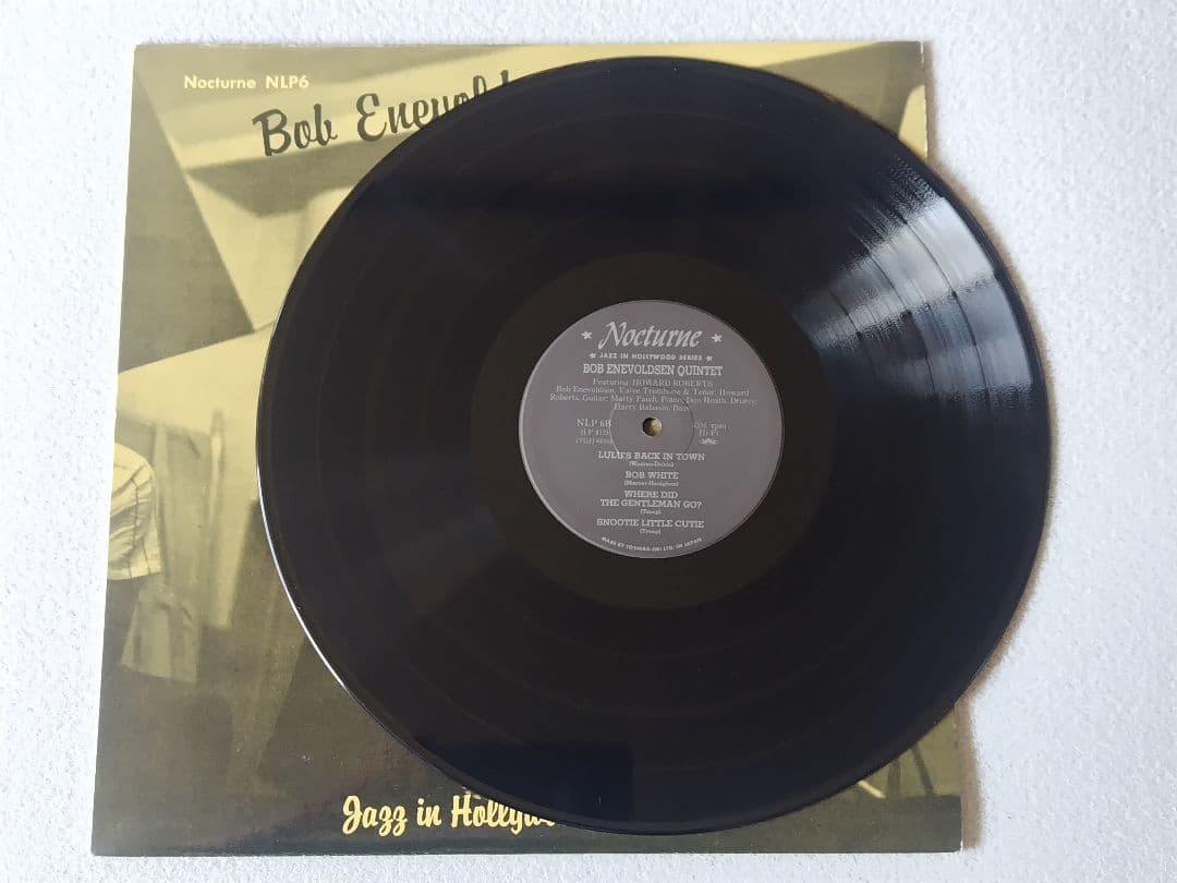 Bob Enevoldsen Quintet Nocturne Jazz in Hollywood Japan LP Vinyl Record TOJJ-604