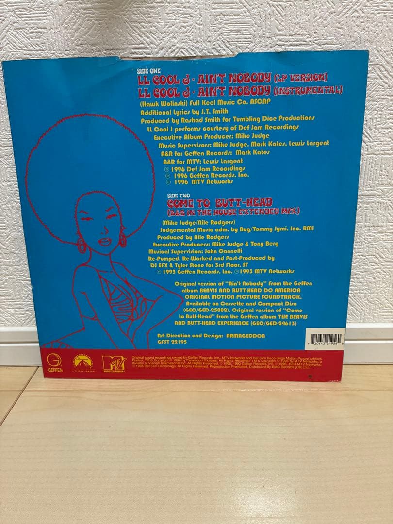 LL Cool J Ain't Nobody 12" Vinyl Beavis and Butt-Head Soundtrack Promo Japan