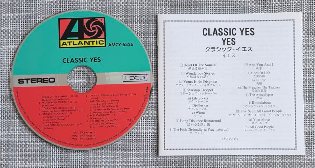 Yes - Classic Yes CD Japan Press Mini LP HDCD with OBI 2002 Remastered