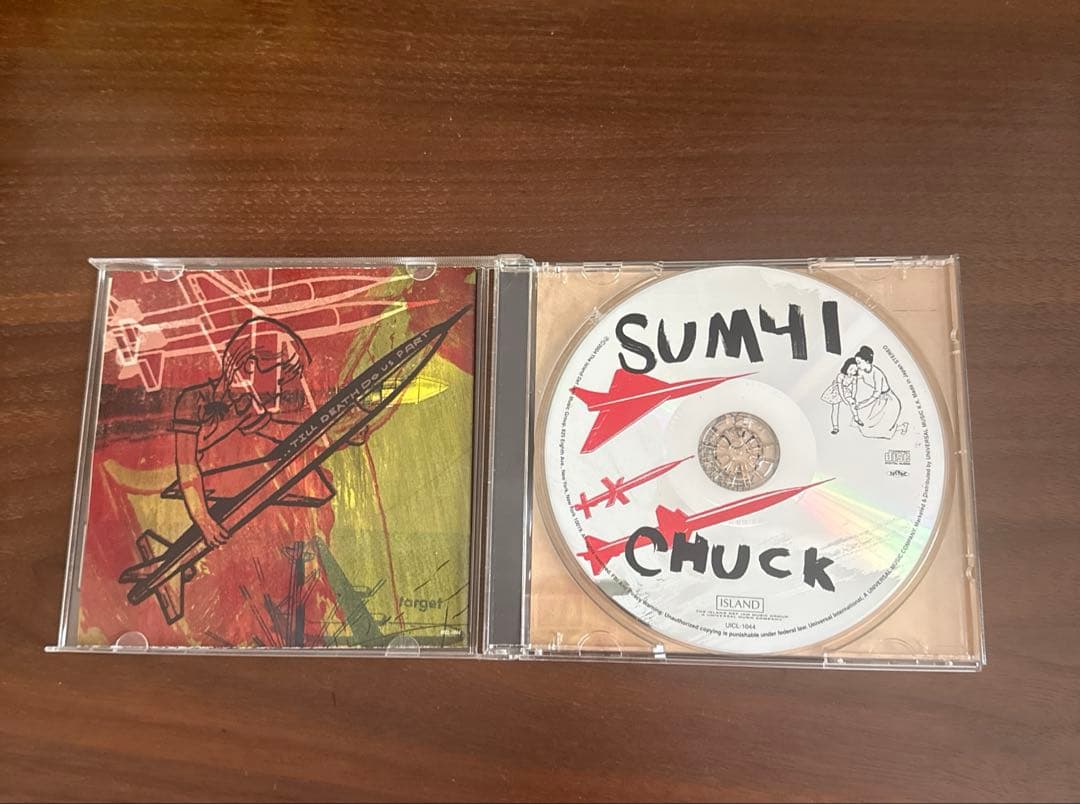 Sum 41 Chuck CD Japan Press with OBI Limited Bonus Tracks 2004