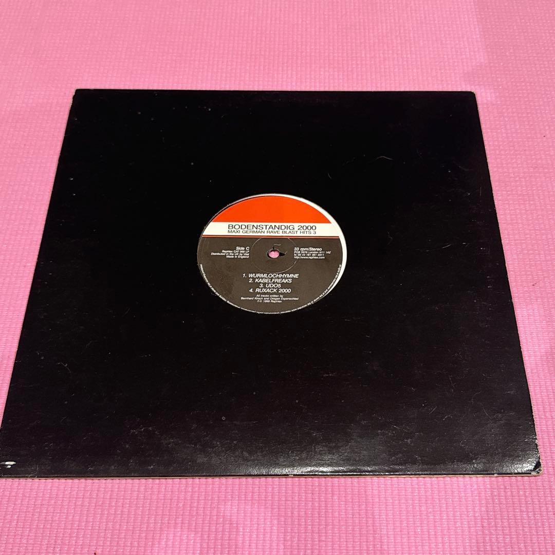 Bodenstandig 2000 Maxi German Rave Blast Hits 3 LP Rephlex Electronic Vinyl