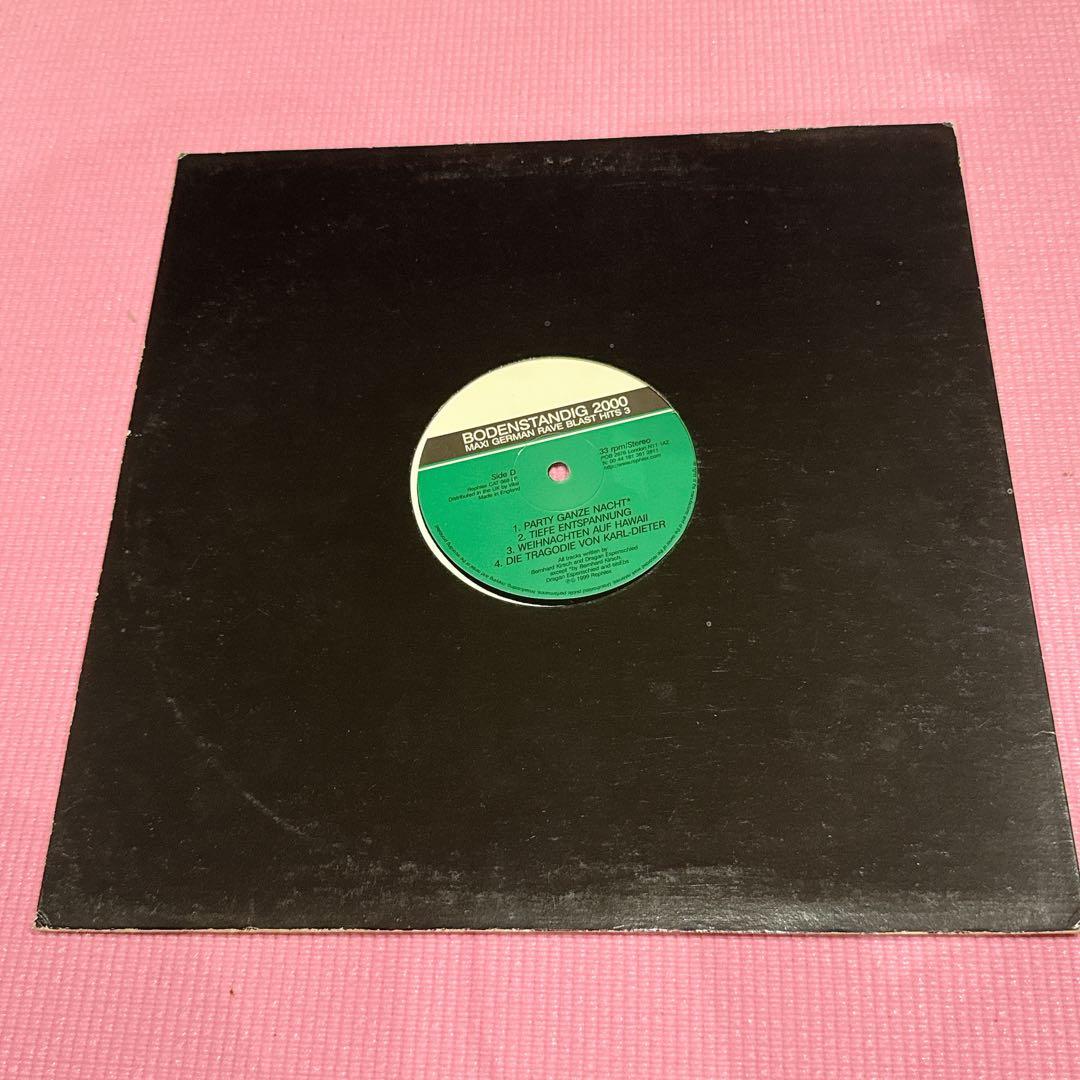Bodenstandig 2000 Maxi German Rave Blast Hits 3 LP Rephlex Electronic Vinyl