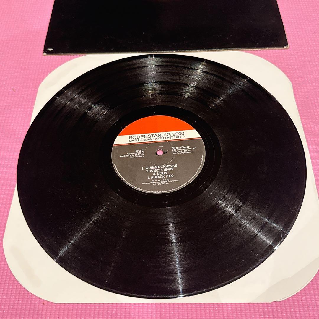 Bodenstandig 2000 Maxi German Rave Blast Hits 3 LP Rephlex Electronic Vinyl