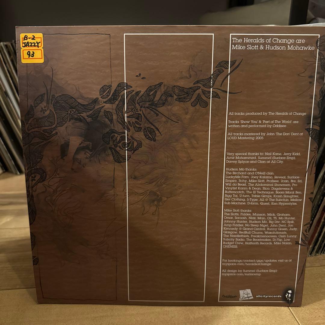 Heralds of Change & Oddisee Brown Vinyl Record Show You Part of the World Used | Japansoundstore
