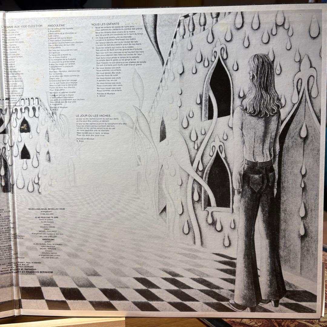 Emmanuel Booz - Le Jour Où Les Vaches LP Japan Vinyl Original Pressing Rare