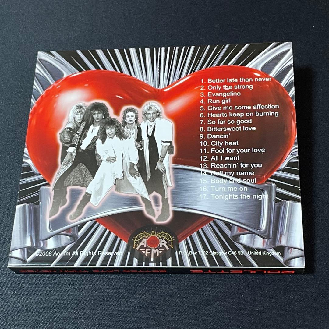 Roulette Better Late Than Never CD Limited Collectors Edition 2008 Import